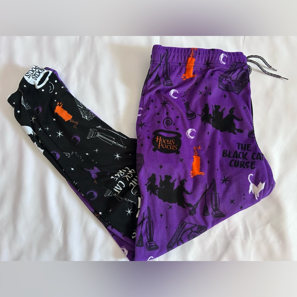 Disney Hocus Pocus Pajama Pants Jogger Style Size 16-18